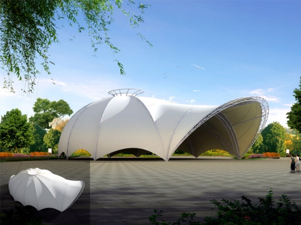 商業廣場膜結構